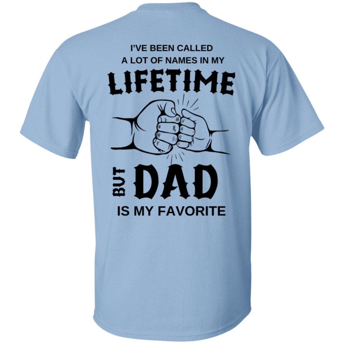 Lifetime Dad Letter Print T-Shirt