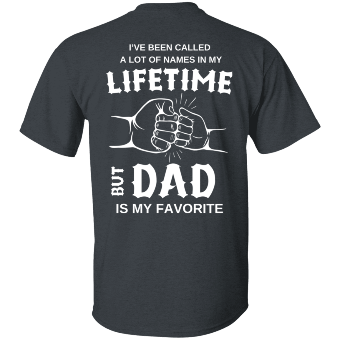 Lifetime Dad Letter Print T-Shirt