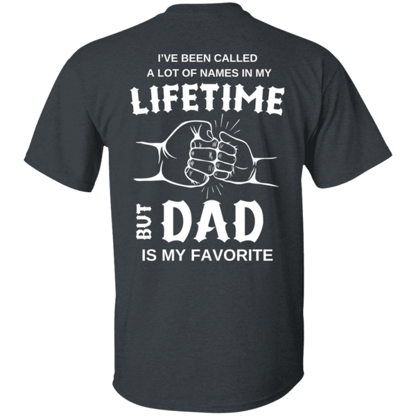 Lifetime Dad Letter Print T-Shirt