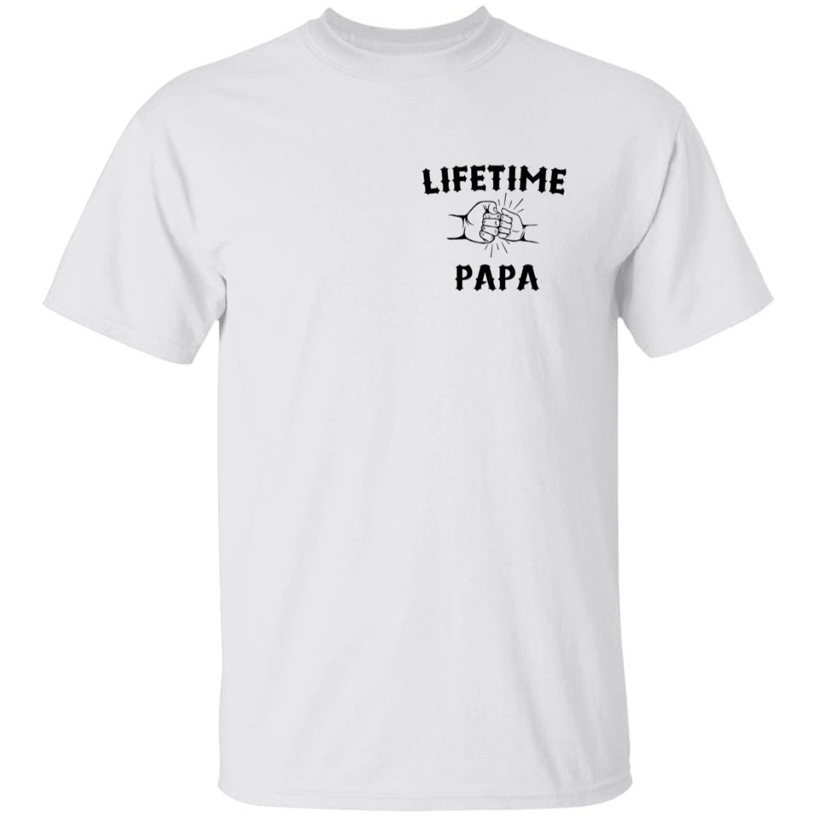 Lifetime Papa Letter Print T-Shirt