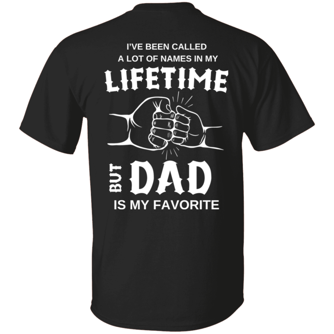 Lifetime Dad Letter Print T-Shirt