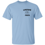 Lifetime Papa Letter Print T-Shirt