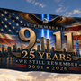 9/11 Remembrance Flag, 25 Years We Still Remember