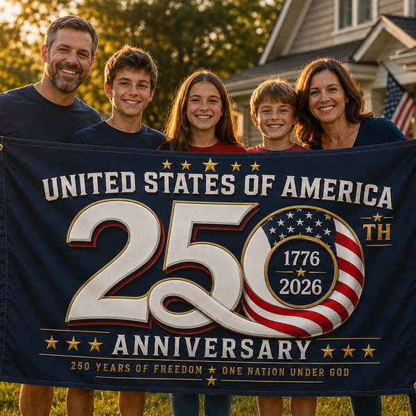USA 250th Anniversary Flag 1776–2026 – Limited Edition Patriotic 3' x 5' Freedom Flag