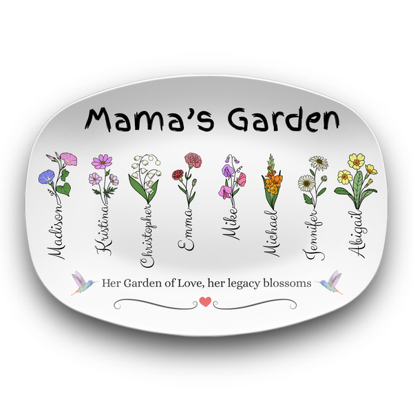 Mama' Garden Platter | Her Garden Of Love