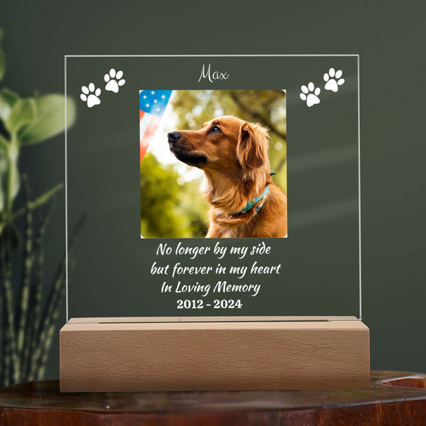 Personalized Pet Memorial | Acrylic Square Plaque