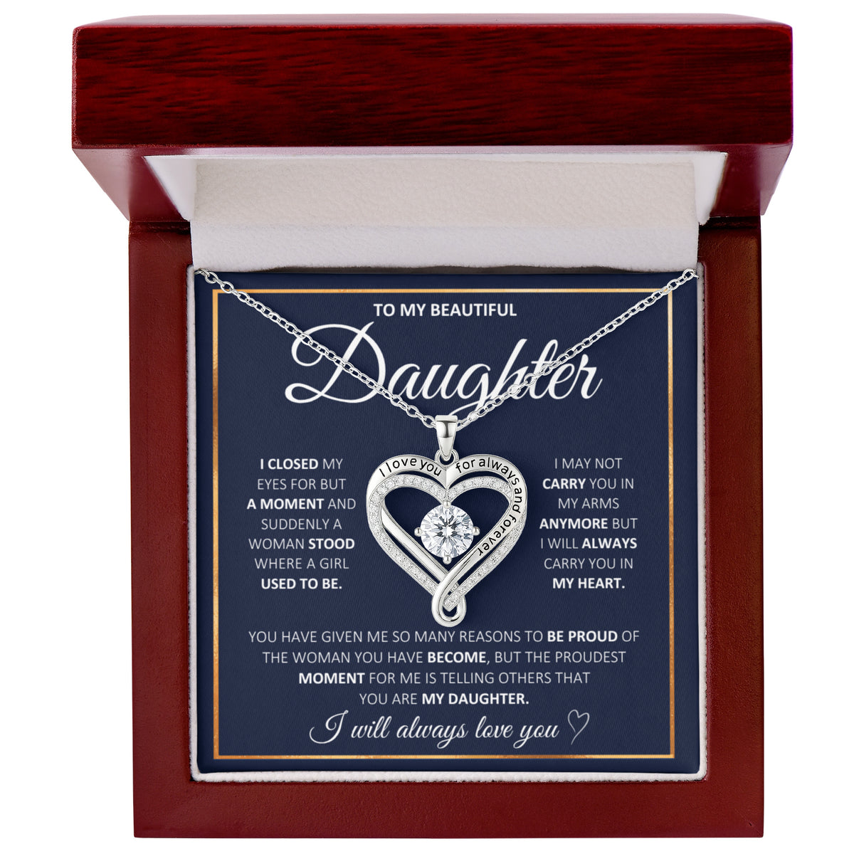 To My Daughter: The Always & Forever Signature Necklace