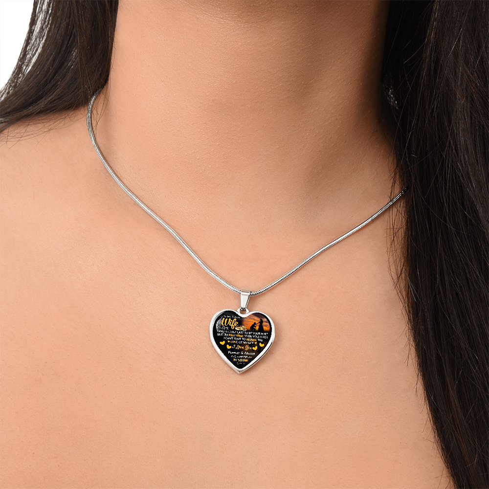To My Future Wife | Can't Wait To Marry You | Heart Necklace