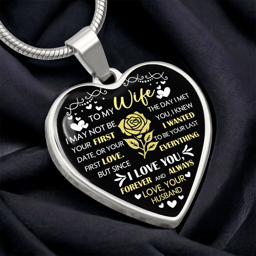 To My Wife | The Day I Met You | Heart Necklace