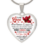 To My Love | I'm Not Perfect | Heart Necklace