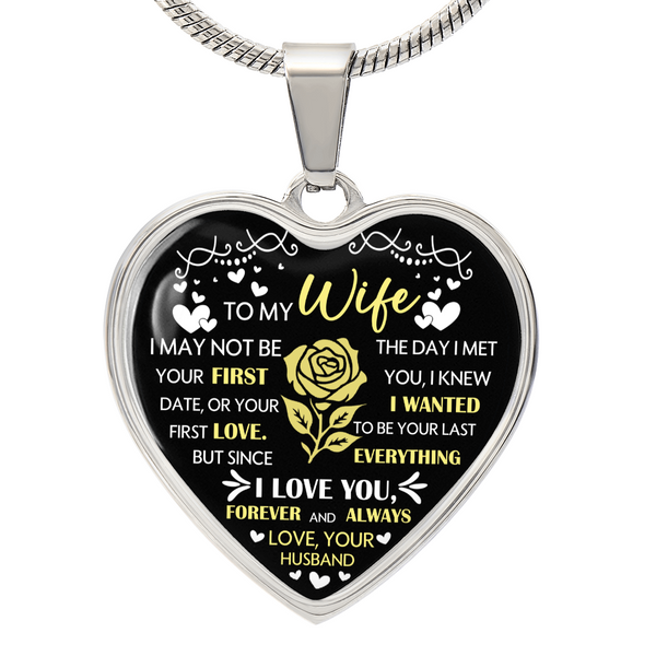 To My Wife | The Day I Met You | Heart Necklace