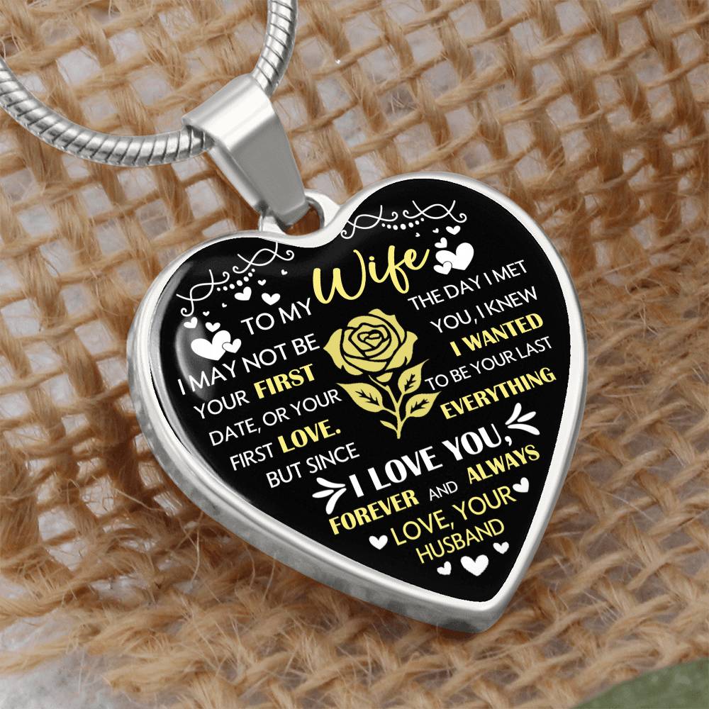 To My Wife | The Day I Met You | Heart Necklace