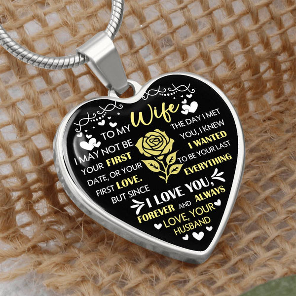 To My Wife | The Day I Met You | Heart Necklace