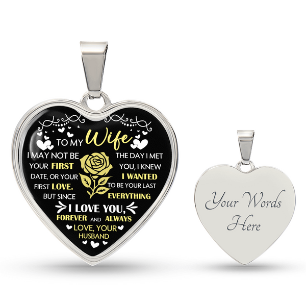 To My Wife | The Day I Met You | Heart Necklace