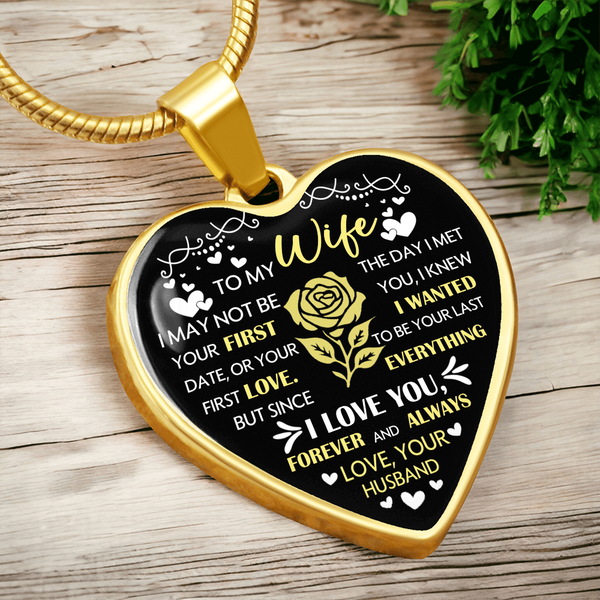 To My Wife | The Day I Met You | Heart Necklace