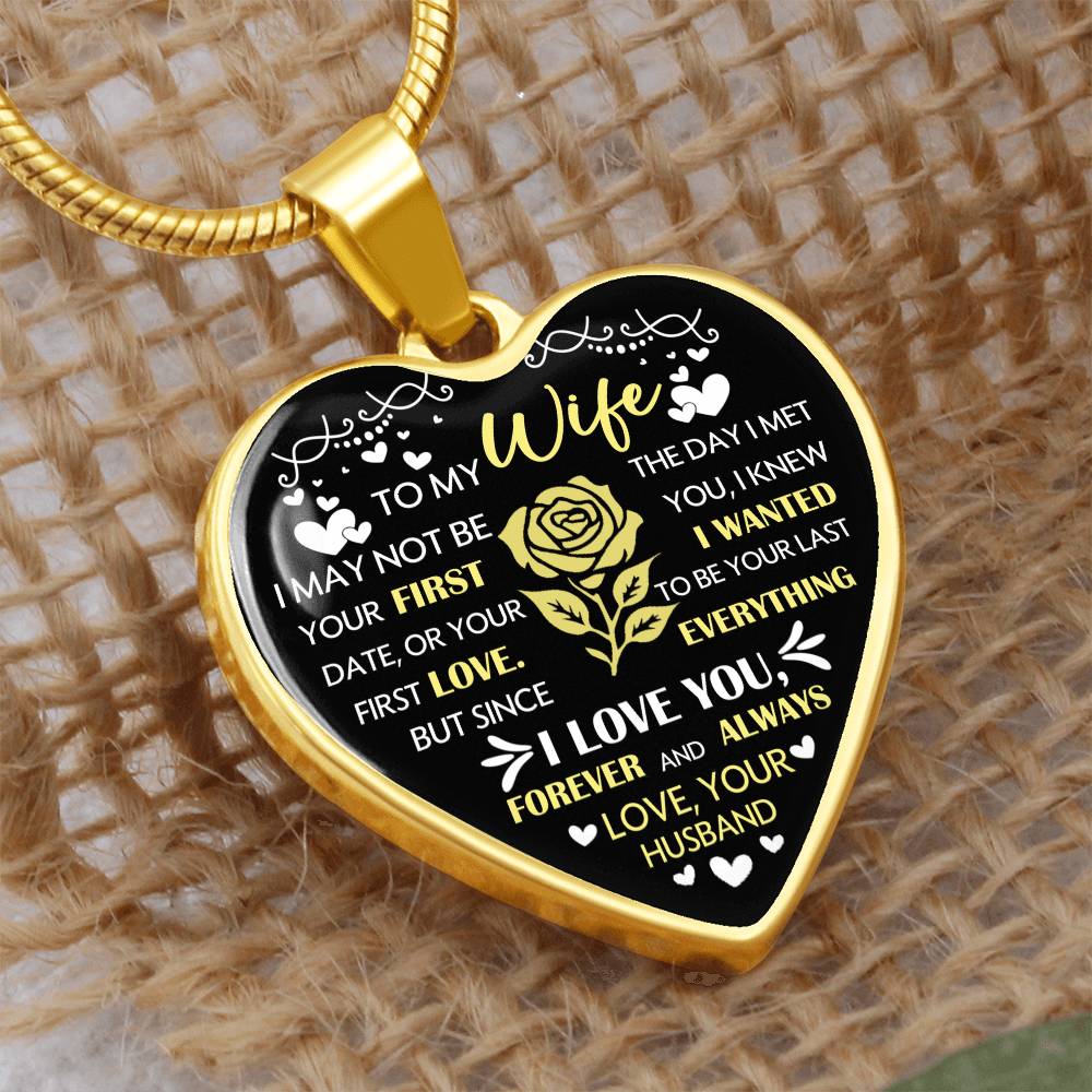 To My Wife | The Day I Met You | Heart Necklace