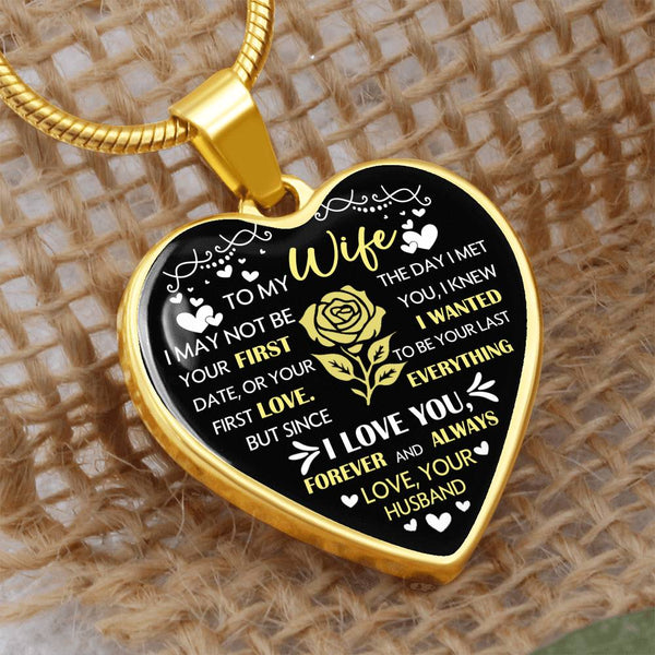 To My Wife | The Day I Met You | Heart Necklace