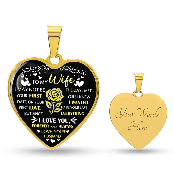 To My Wife | The Day I Met You | Heart Necklace