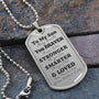 To My Son | Always Remember |  Luxury Dog Tag Necklace