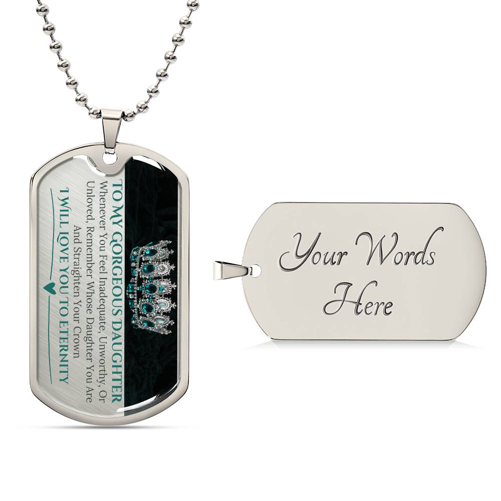 The Bravery Dog Tag | Daughter Edition