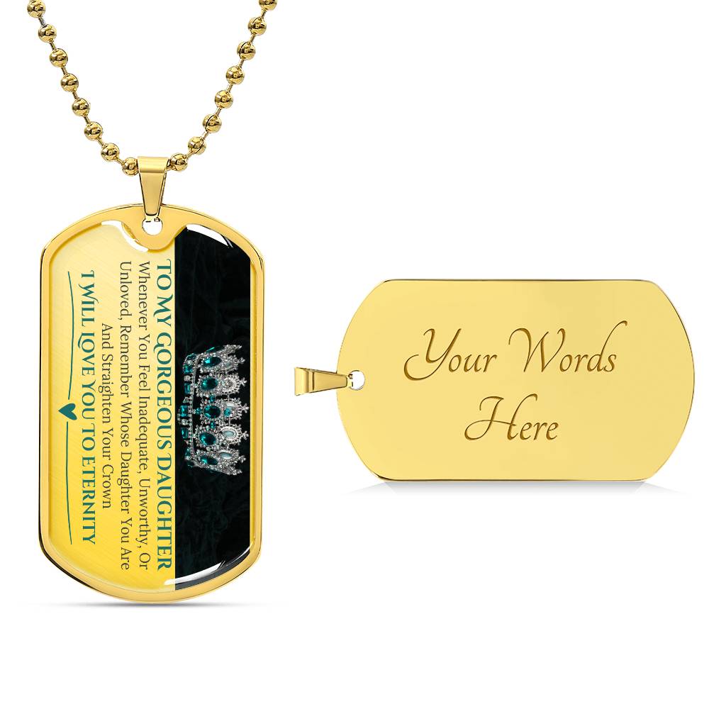 The Bravery Dog Tag | Daughter Edition