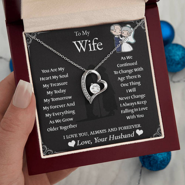 To My Wife | As We Grow Older | Forever Love Necklace