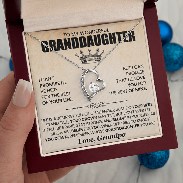To My Wonderful Grandaughter |