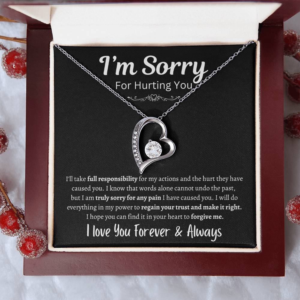 [ALMOST SOLD OUT] I'm Sorry For Hurting you | Forever Love Knot Necklace