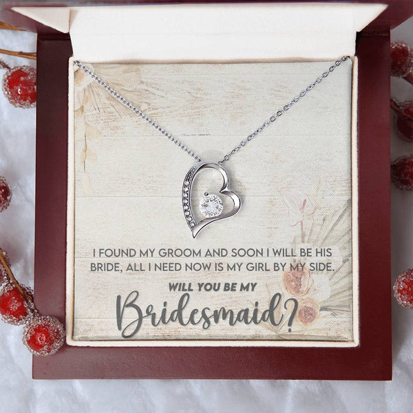 Will You Be My Bridesmaid | Forever Love Knot Necklace
