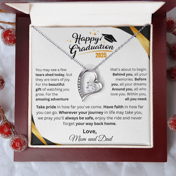 Gift For Graduation | "Take Pride In How Far You've Come" | Forever Love Necklace