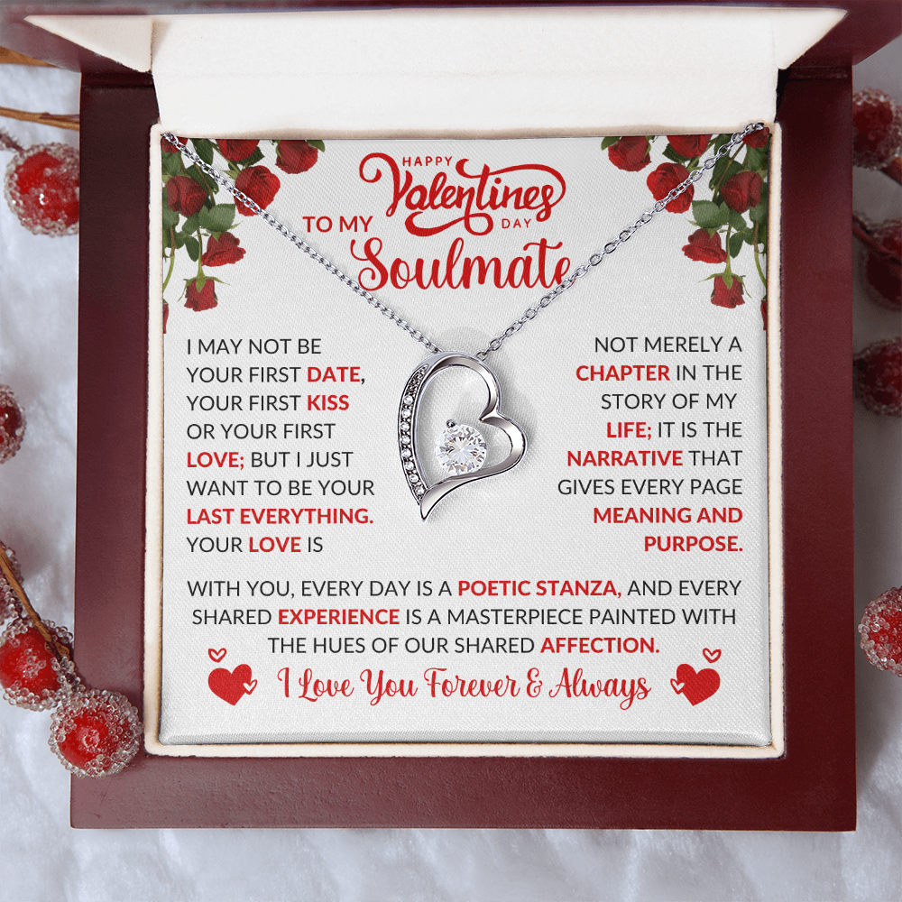 To My Soulmate | Love You Forever and Always | Forever Love Necklace