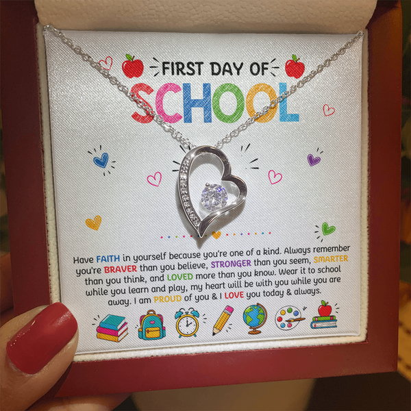 Have Faith Back To School Forever Love Necklace