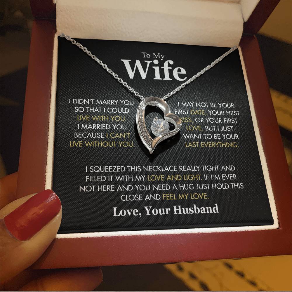 To My Wife: The Eternal Devotion" | Signature Forever Love Necklace