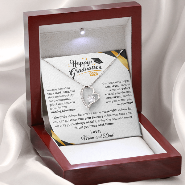 Gift For Graduation | "Take Pride In How Far You've Come" | Forever Love Necklace