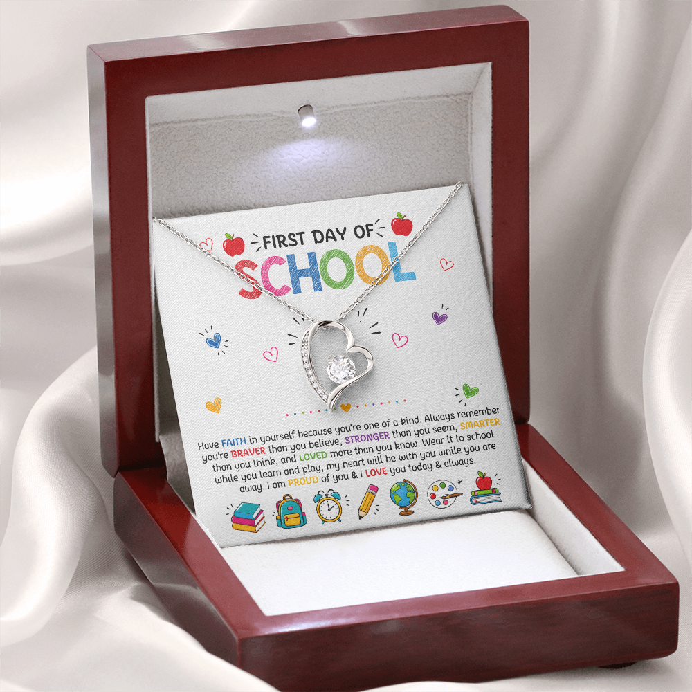 Have Faith Back To School Forever Love Necklace