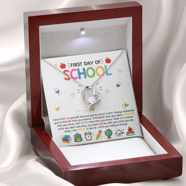 Have Faith Back To School Forever Love Necklace