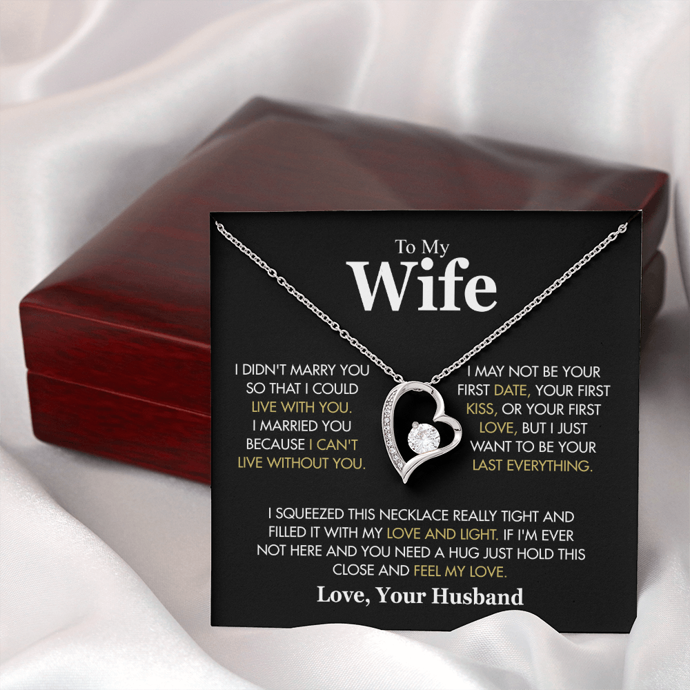 To My Wife: The Eternal Devotion" | Signature Forever Love Necklace