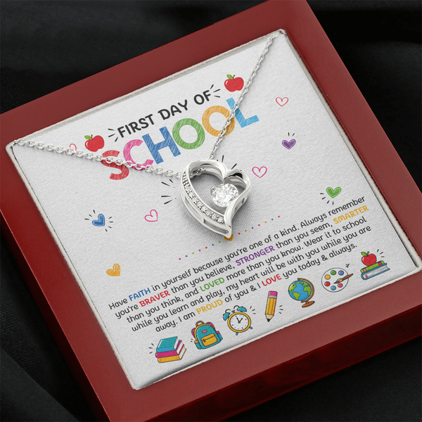 Have Faith Back To School Forever Love Necklace