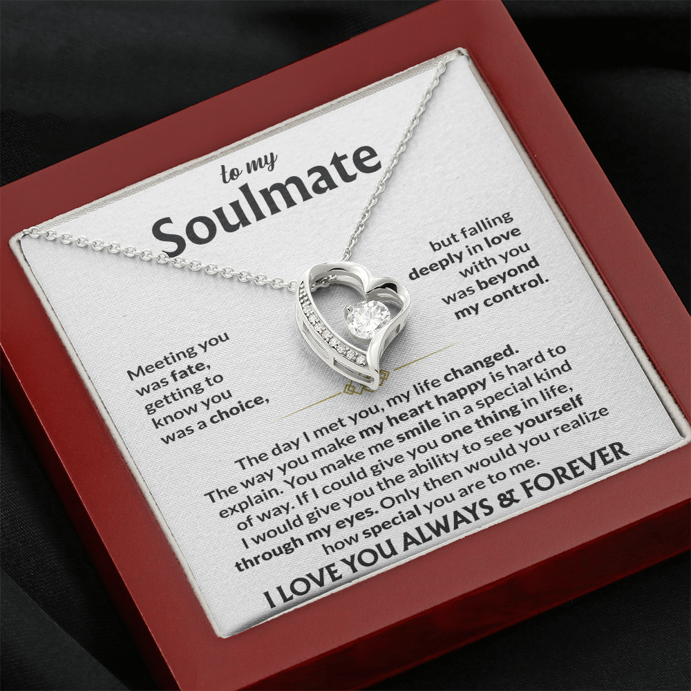 To My Soulmate | The Forever Love Signature Necklace