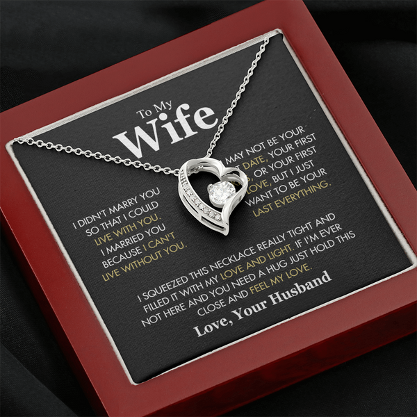 To My Wife: The Eternal Devotion" | Signature Forever Love Necklace