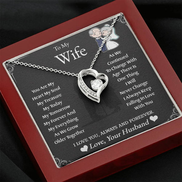 To My Wife | As We Grow Older | Forever Love Necklace