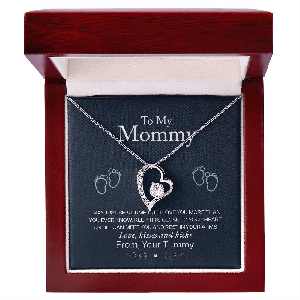 To My Mommy | From You Tummy | Forever Love Necklace