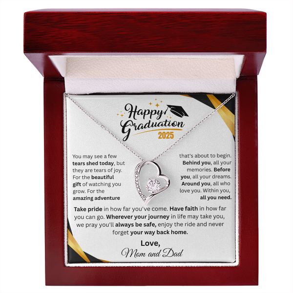 Gift For Graduation | "Take Pride In How Far You've Come" | Forever Love Necklace