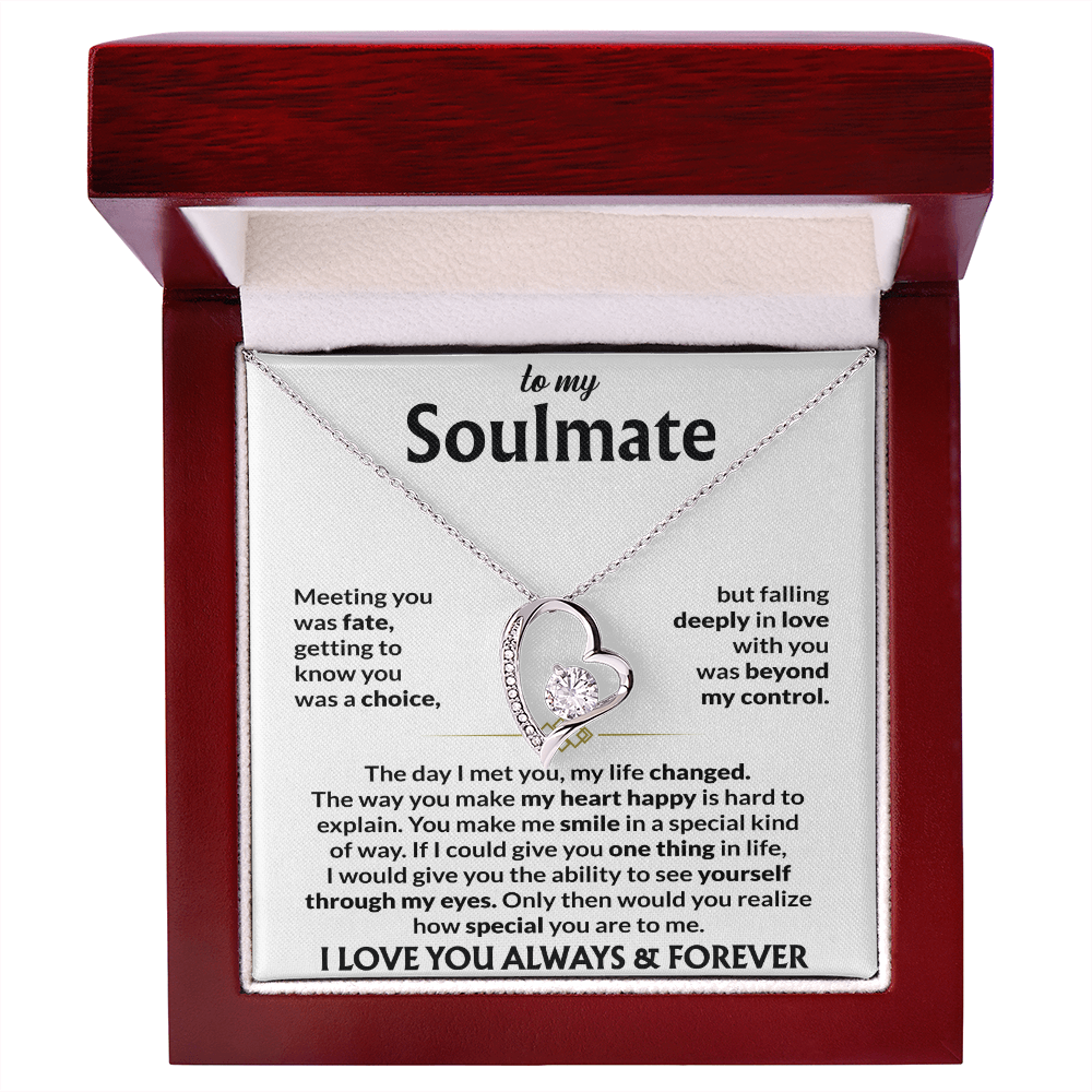 To My Soulmate | The Forever Love Signature Necklace