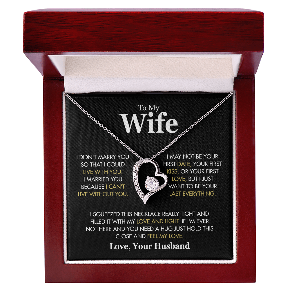 To My Wife: The Eternal Devotion" | Signature Forever Love Necklace