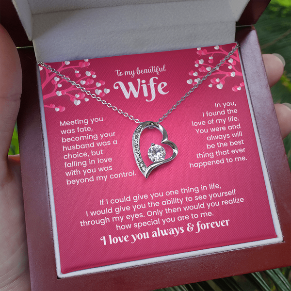 To My Wife - The Forever Love Necklace