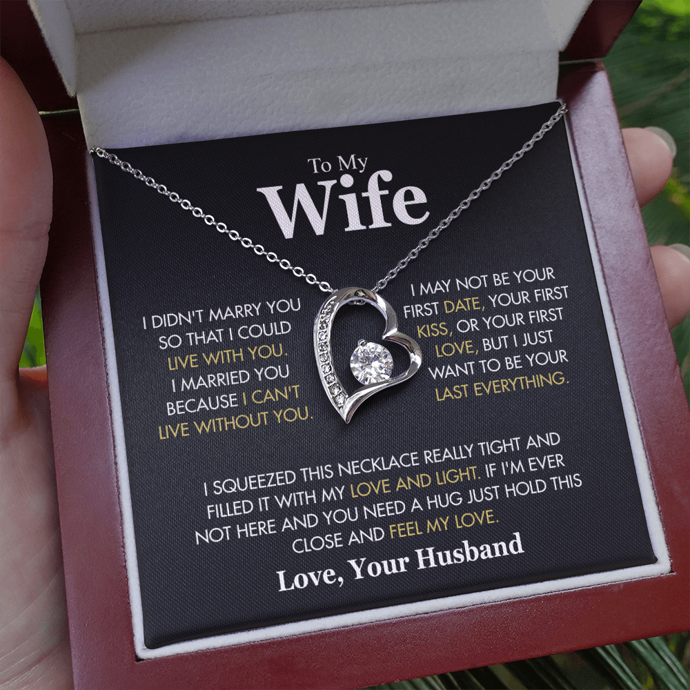 To My Wife: The Eternal Devotion" | Signature Forever Love Necklace