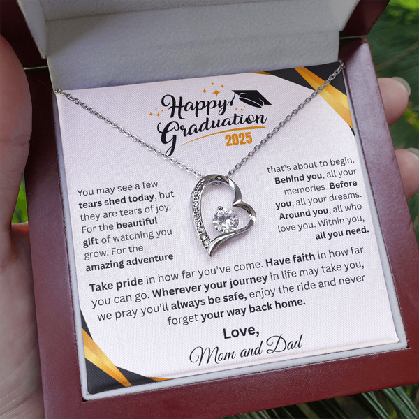 Gift For Graduation | "Take Pride In How Far You've Come" | Forever Love Necklace