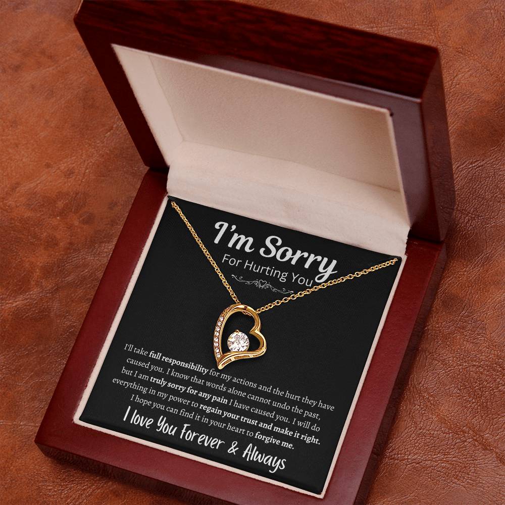 [ALMOST SOLD OUT] I'm Sorry For Hurting you | Forever Love Knot Necklace