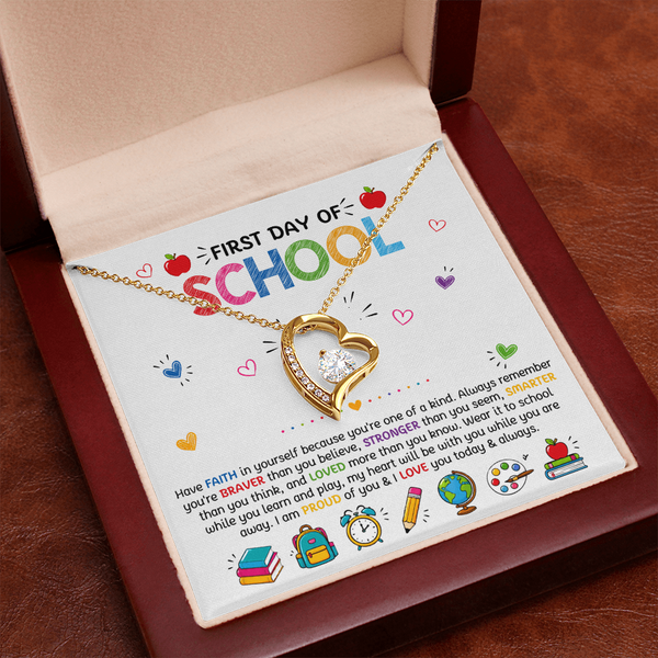 Have Faith Back To School Forever Love Necklace